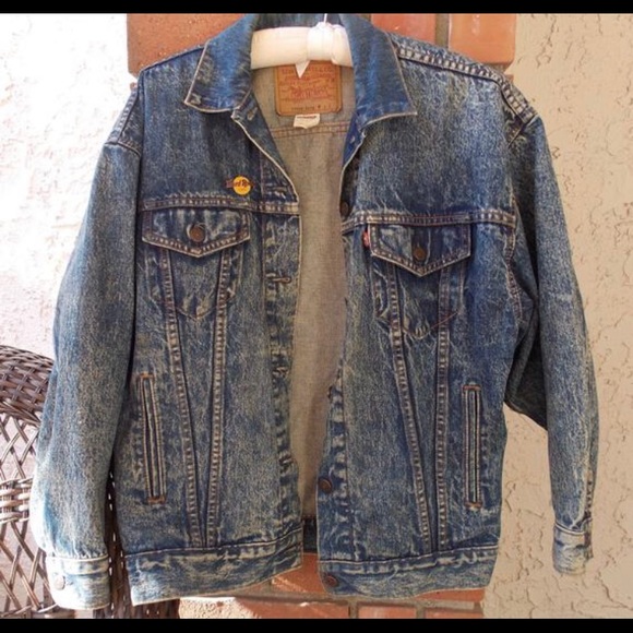 1980s Vintage Levi Jean Trucker Jacket Size Small - Picture 1 of 5